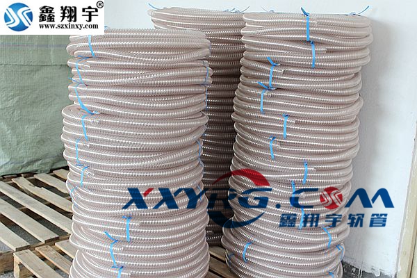 食（shí）品級PU透明（míng）鋼絲軟（ruǎn）管（guǎn）