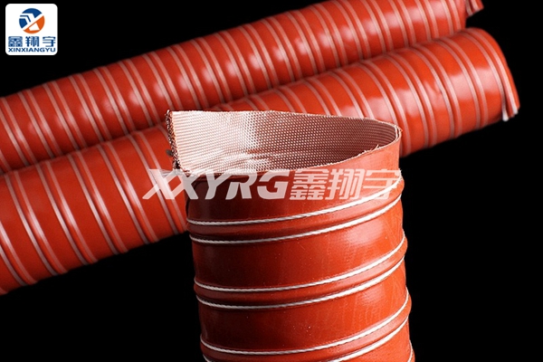耐高溫硫化矽膠（jiāo）風（fēng）管