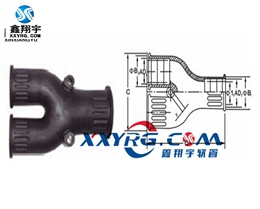 XY-8014塑料波紋管（guǎn）Y型（xíng）接頭