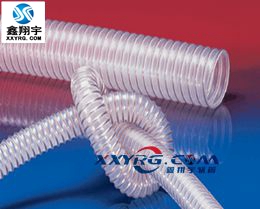 德國進口NORRES PUR351透明鋼絲（sī）螺旋增強（qiáng） 吸塵（chén） 通風軟管